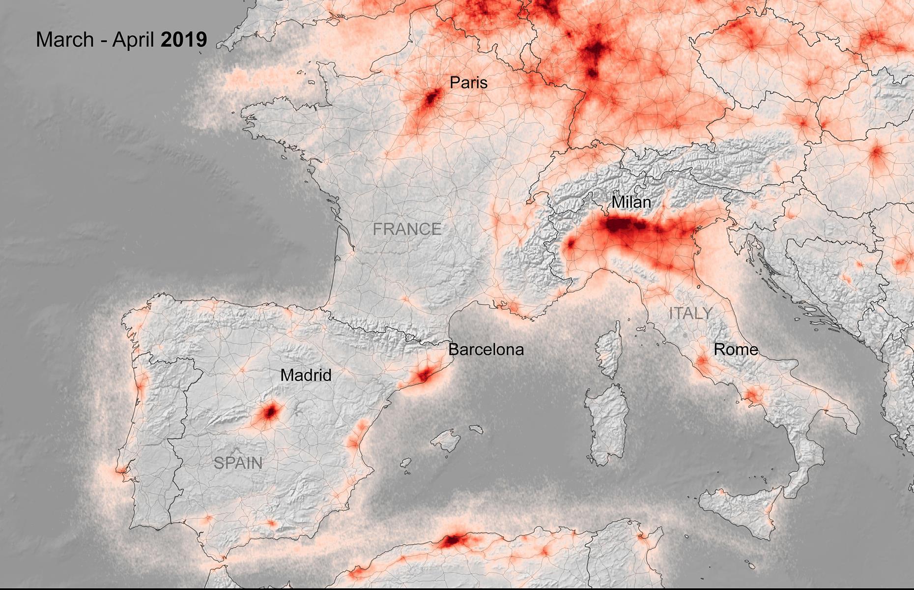 Before: air pollution in Europe